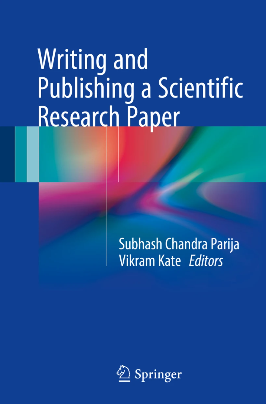 Writing and Publishing a Scientific Research Paper — cover